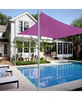 Yescom 13x10 Ft 97% Uv Block Rectangle Sun Shade Sail Hdpe Canopy Cover Net Balcony