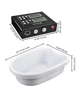 Yescom Ionic Detox Foot Spa Machine Massage Tub Kit with Arrays Far Infrared Belts Home