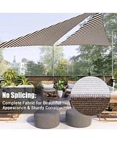 2 Pack Ft 97% Uv Block Triangle Sun Shade Sail Canopy Outdoor Patio Awning