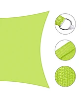 2 Pack 19x13 Ft 97% Uv Block Rectangle Sun Shade Sail Canopy Outdoor Backyard
