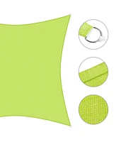 2 Pack 18x18 Ft 97% Uv Block Square Sun Shade Sail Canopy Outdoor Backyard Pool