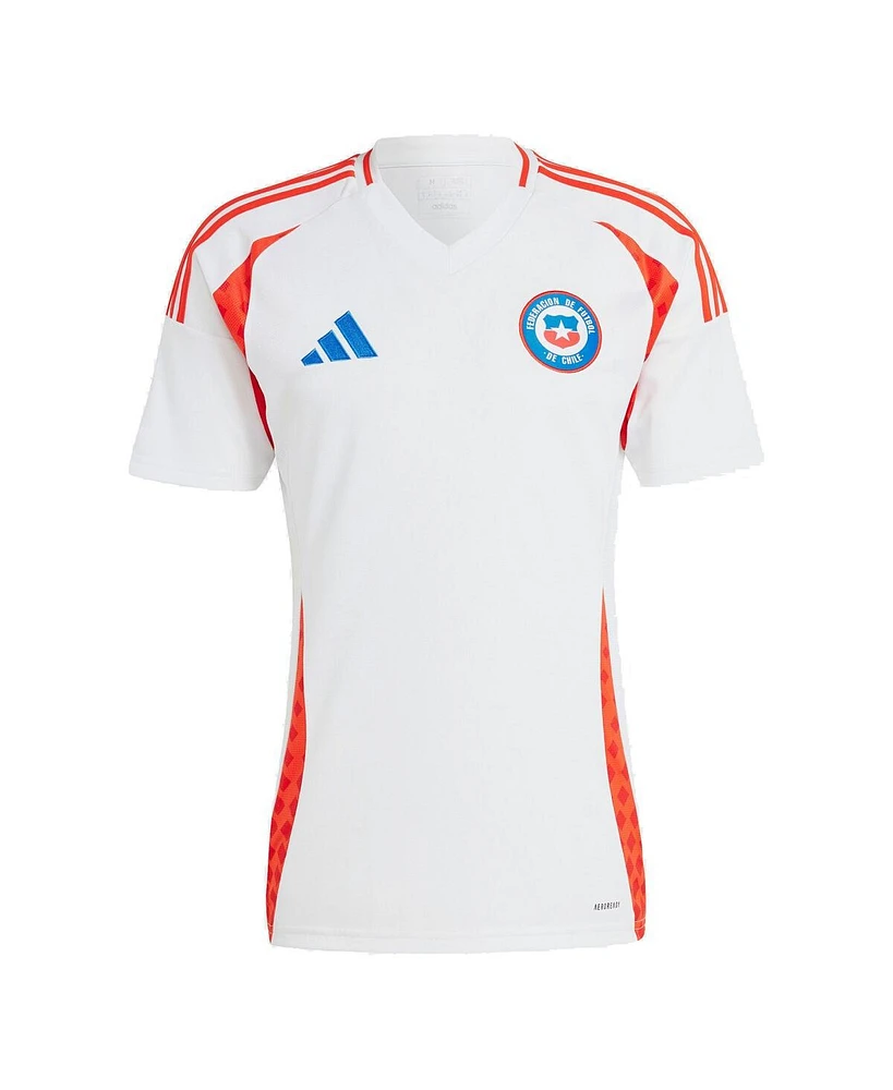 Adidas Men's White Chile National Team 2024 Away Replica Jersey