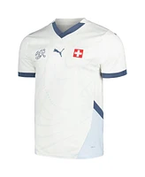 Puma Men's White Switzerland National Team 2024 Away Replica Jersey