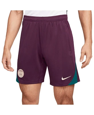 Nike Men's Burgundy Paris Saint-Germain 2024/25 Strike Shorts