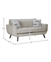 Homelegance White Label Lafael 70" Love Seat