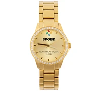 Spgbk Watches Women's Charlotte Gold-Tone Stainless Steel Bracelet Watch 32mm