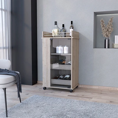 Fm Furniture Lusk Bar Cart