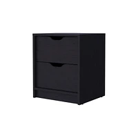 Fm Furniture Dillon 2 Drawers Nightstand