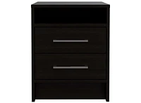 Fm Furniture Philadelphia Nightstand, Two Drawers