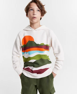 Epic Threads Little & Big Boys Landscape-Print Hoodie, Created for Macy's