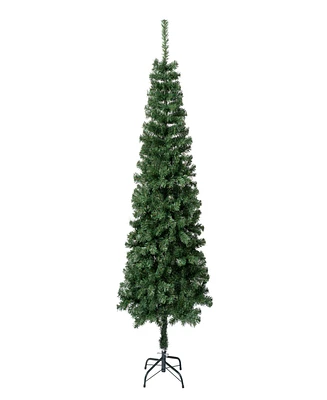 National Tree Company, First Traditions Linden Spruce Slim Tree 6.5 ft.