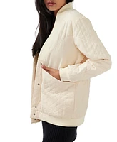 Belle & Bloom Over It Quilted Bomber