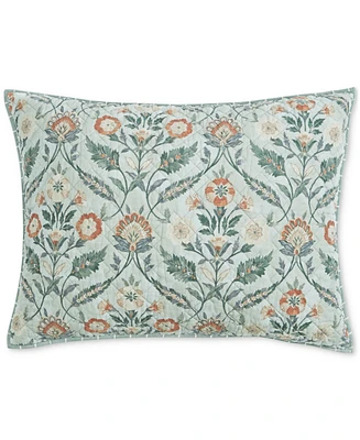 Charter Club Jacobean Border Cotton Sham, King, Created for Macy's