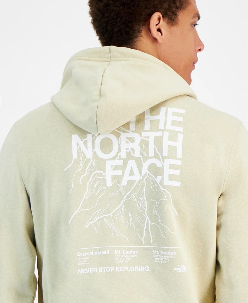 The North Face Men's Mountain Peaks Standard-Fit Printed Hoodie