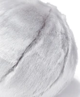 Hotel Collection Lynx Faux Fur Decorative Pillow, 10" Round, Exclusively at Macy's