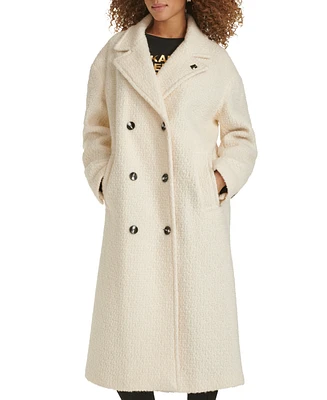 Karl Lagerfeld Paris Women's Double-Breasted Overcoat, Created for Macy's