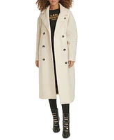 Karl Lagerfeld Paris Women's Double-Breasted Overcoat, Created for Macy's