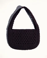 Mango Women's Crochet Handbag