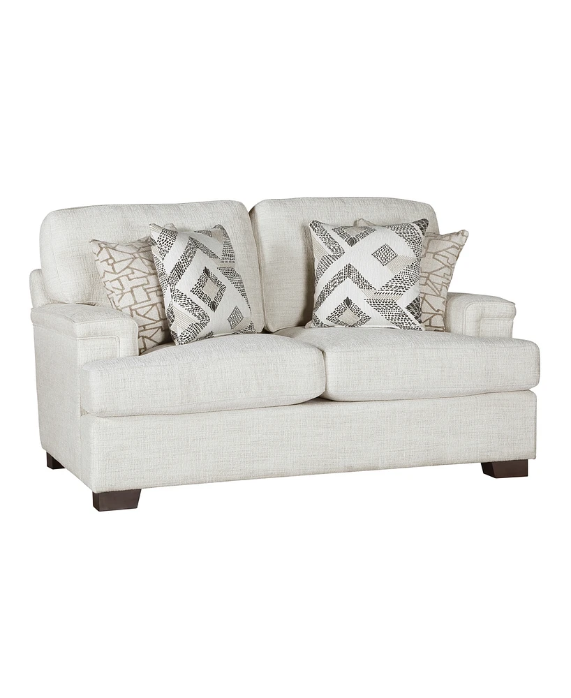 Homelegance White Label Casoria 66" Love Seat