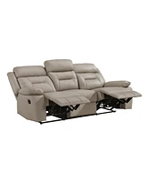 Homelegance White Label Corvallis 87" Double Reclining Sofa