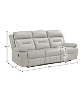 Homelegance White Label Corvallis 87" Double Reclining Sofa