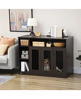 PawHut Dog Crate Furniture with Storage Space