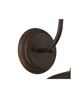 Gough Rustic Farmhouse Outdoor Barn Light Fixture Bronze 12 1/2" Dusk to Dawn Motion Sensor for Exterior House Porch Patio Outside Deck Garage Yard Fr