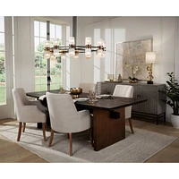 Luxe Modern Buffet Console Table Lamp 32" Tall Skinny Sculptural Gold Scroll Metal White Drum Shade for Bedroom Living Room Bedside Nightstand House H