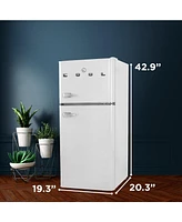 Commercial Cool 4.5 Cu. Ft. Tm Retro Refrigerator,White