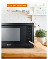 Commercial Chef 1.6 Cu. Ft. Counter Top Microwave,Black