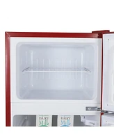 Commercial Cool 4.5 Cu. Ft. Tm Retro Refrigerator,Red