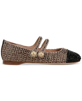 Circus Ny by Sam Edelman Women's Zoey Double Buckle Mary Jane Ballet Flats