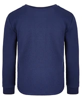 Epic Threads Toddler Boys Solid-Color Thermal Henley Shirt, Created for Macy's