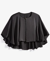 Giani Bernini Women's Satin Capelet Evening Wrap with Closure