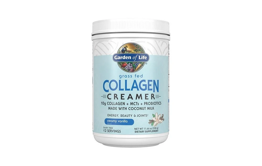 Garden of Life Collagen Creamer Powder, Vanilla, 330 Grams