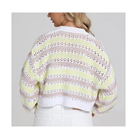 525 Women's Zoe Open Stitch Cardigan