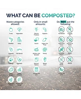 Luma Comfort Luma Electric Kitchen Composter, 2.5L Capacity Odorless Countertop Compost Bin