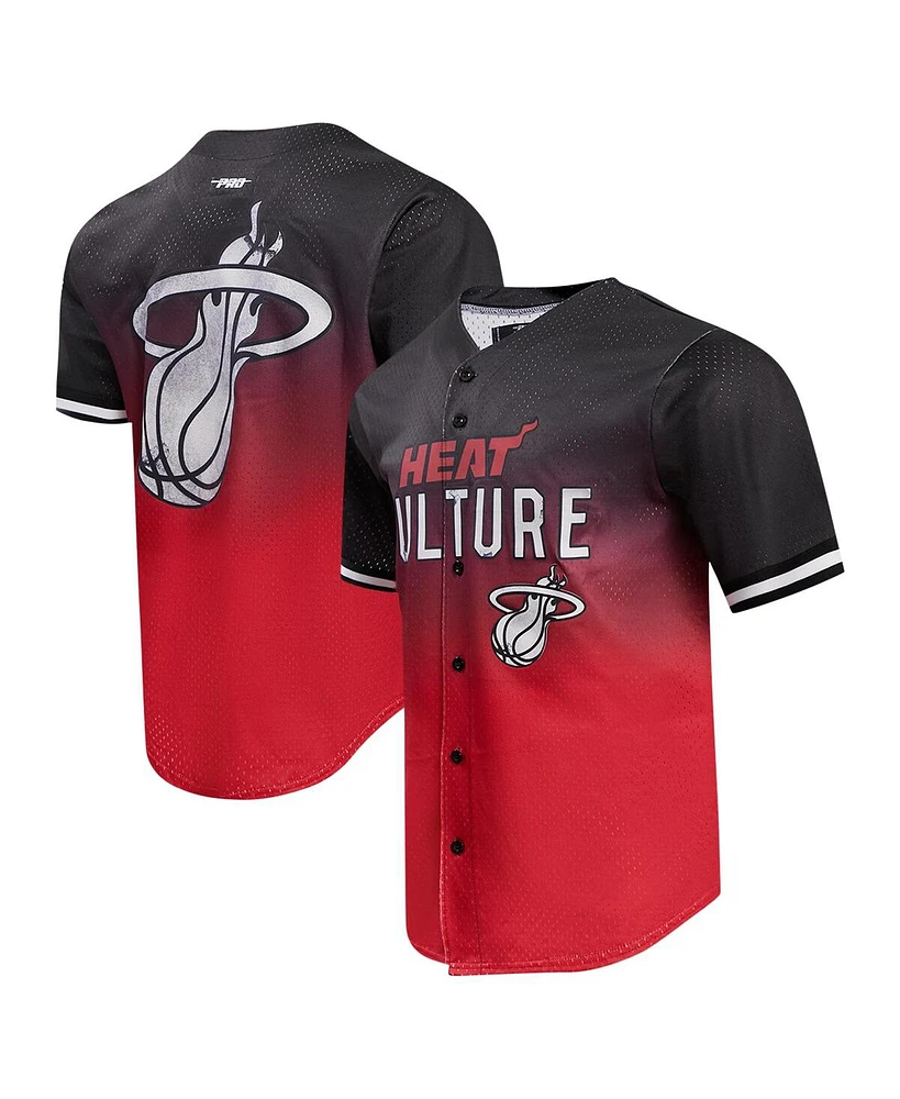 Pro Standard Men's Black Miami Heat 2023/24 City Edition Mesh Baseball Jersey