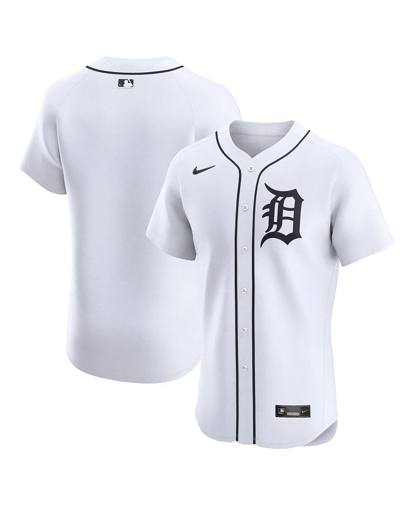 Nike Men's White Detroit Tigers Home Elite Jersey