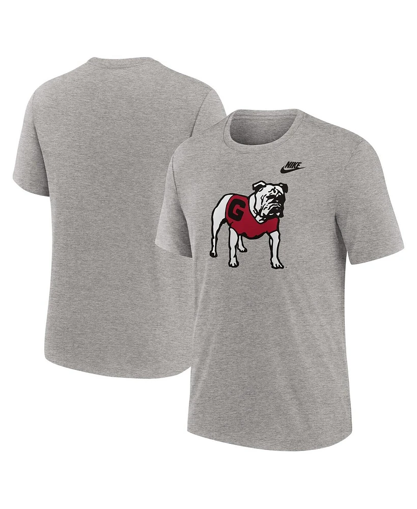 Nike Men's Georgia Bulldogs Blitz Evergreen Legacy Primary Tri-Blend T-Shirt