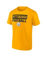 Fanatics Men's Pittsburgh Steelers Serve T-Shirt Combo Pack