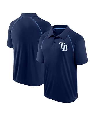 Fanatics Men's Navy Tampa Bay Rays Strong Alone Raglan Polo