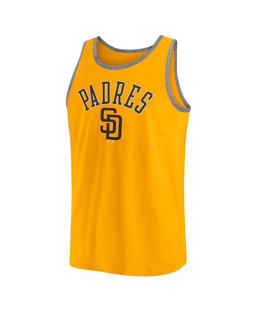 Fanatics Men's Gold San Diego Padres Bet Tank Top