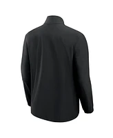 Fanatics Signature Men's Black Las Vegas Raiders Front Office Woven Full-Zip Jacket