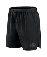 Fanatics Signature Men's Black San Francisco 49ers Front Office Woven Shorts