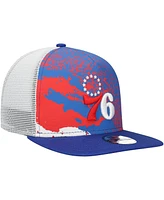 New Era Big Boys and Girls Royal Philadelphia 76ers Court Sport 9FIFTY Snapback Hat