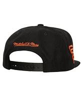 Mitchell & Ness Men's Black San Francisco Giants Shattered Snapback Hat