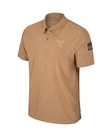 Colosseum Men's Khaki Florida State Seminoles Oht Appreciation Cloud Jersey Desert Polo Shirt