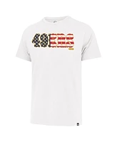 '47 Brand Men's White San Francisco 49ers Flag Script Franklin T-Shirt