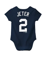 Nike Baby Boys and Girls Derek Jeter Navy New York Yankees Fuse Name Number Bodysuit